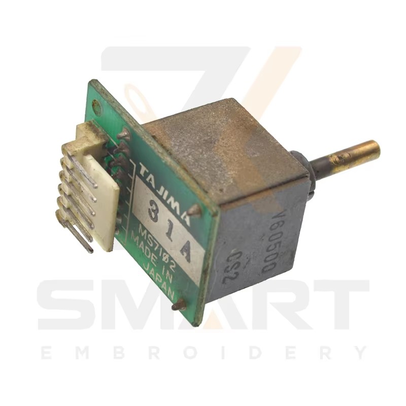 Използван Tajima ротационен превключвател MS7102010000 BCM18V60500 за TME, TMEF, TMEG, TMFD